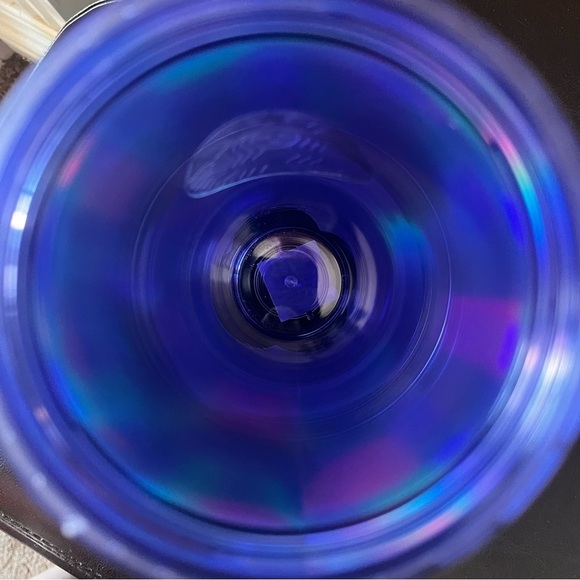 NWT Starbucks periwinkle acrylic kaleidoscope tumbler lid straw 24 oz cold - Picture 6 of 6